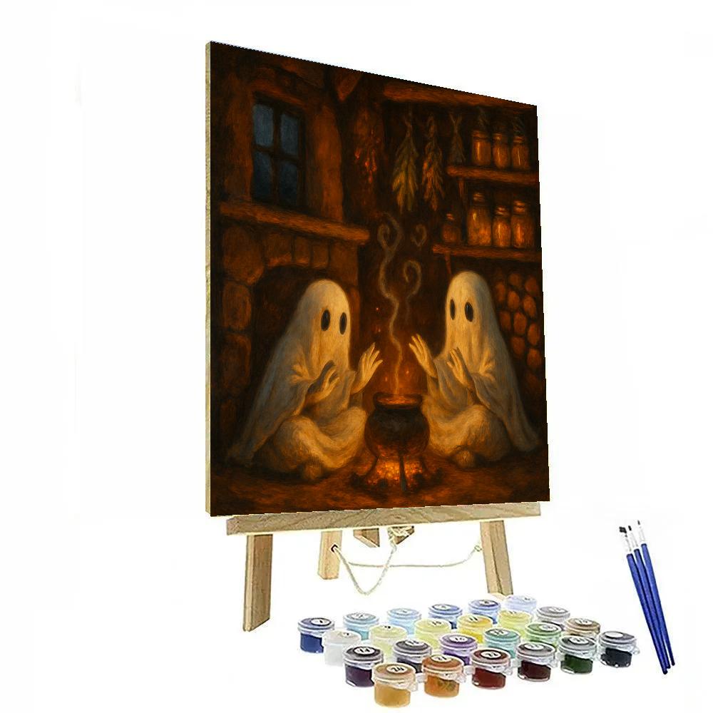 Ghosts By The Hearthside Cauldron Number painting