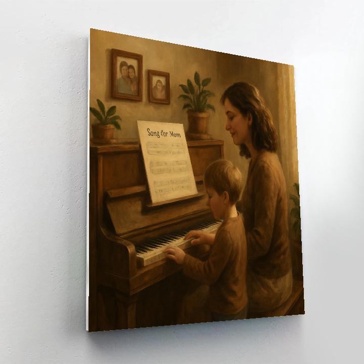 Mothers Day Music Lesson paint by numbers