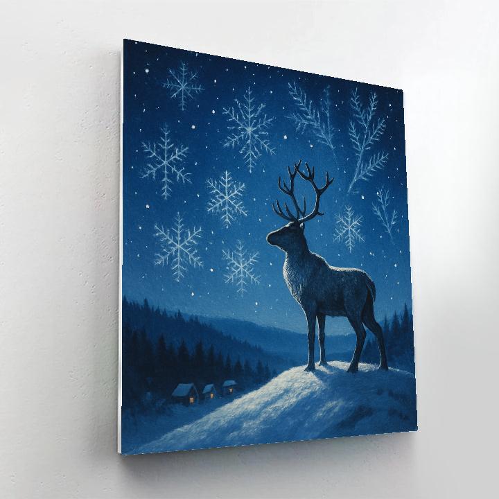 Christmas Stargazer Reindeer Ridge DIY paint by numbers
