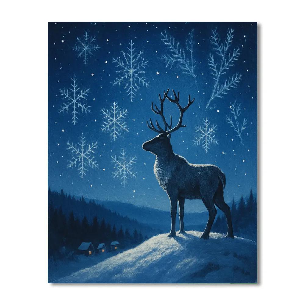 Christmas Stargazer Reindeer Ridge DIY paint by numbers