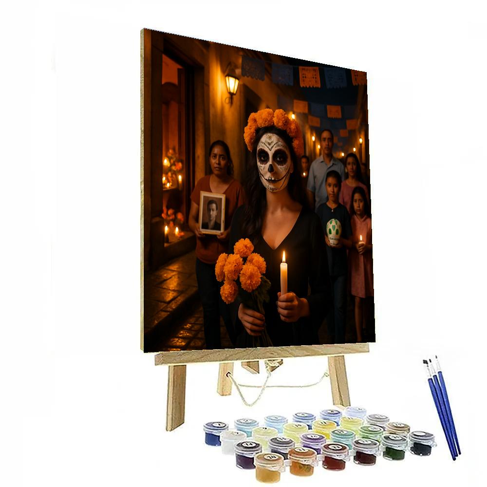 Day Of The Dead Procession In Oaxaca paint by numbers