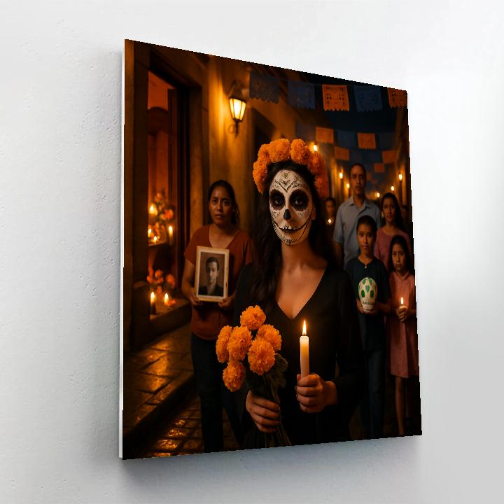 Day Of The Dead Procession In Oaxaca paint by numbers