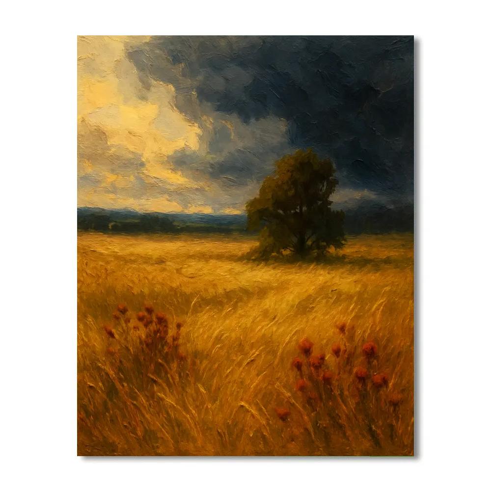 Amber Meadow Before The Storm paint by numbers