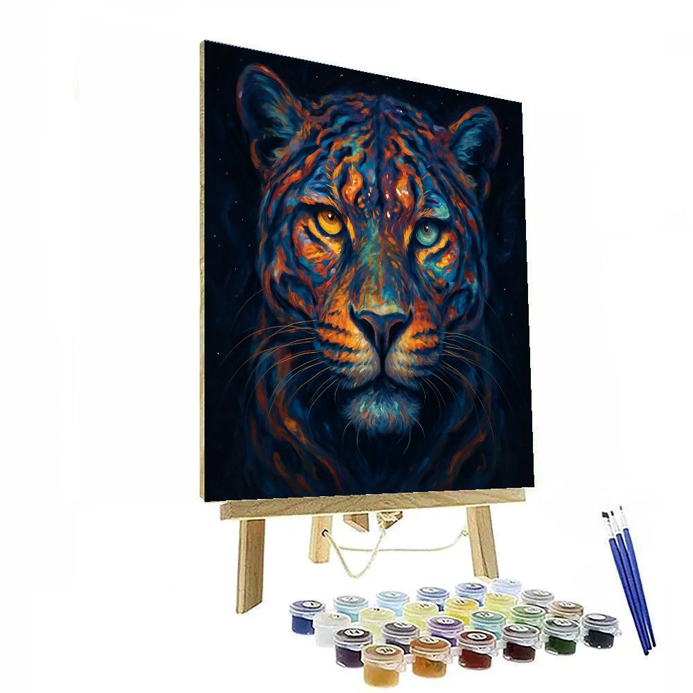 Galactic Jaguar Spectrum paint by color