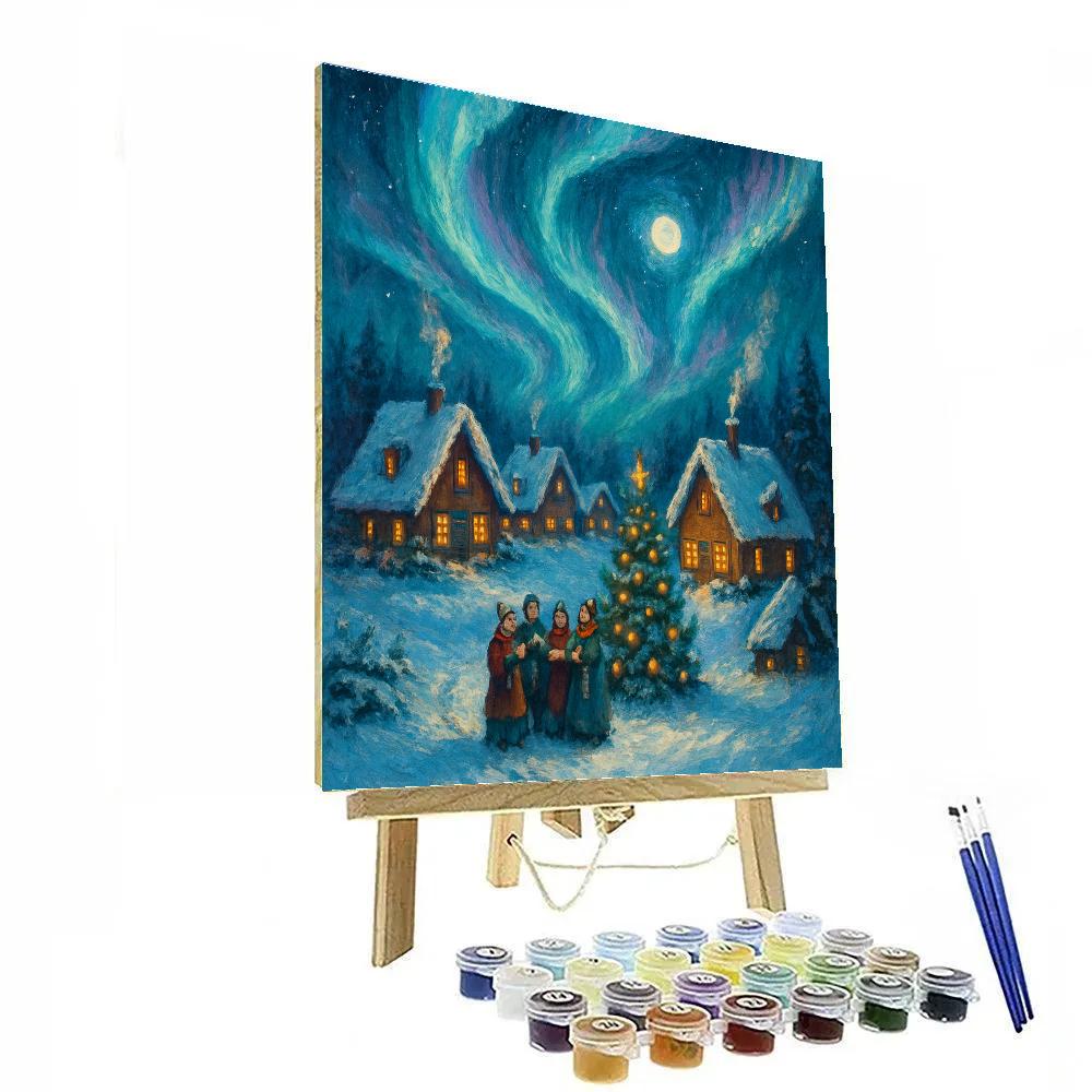Aurora Village Carol Paint by numbers art