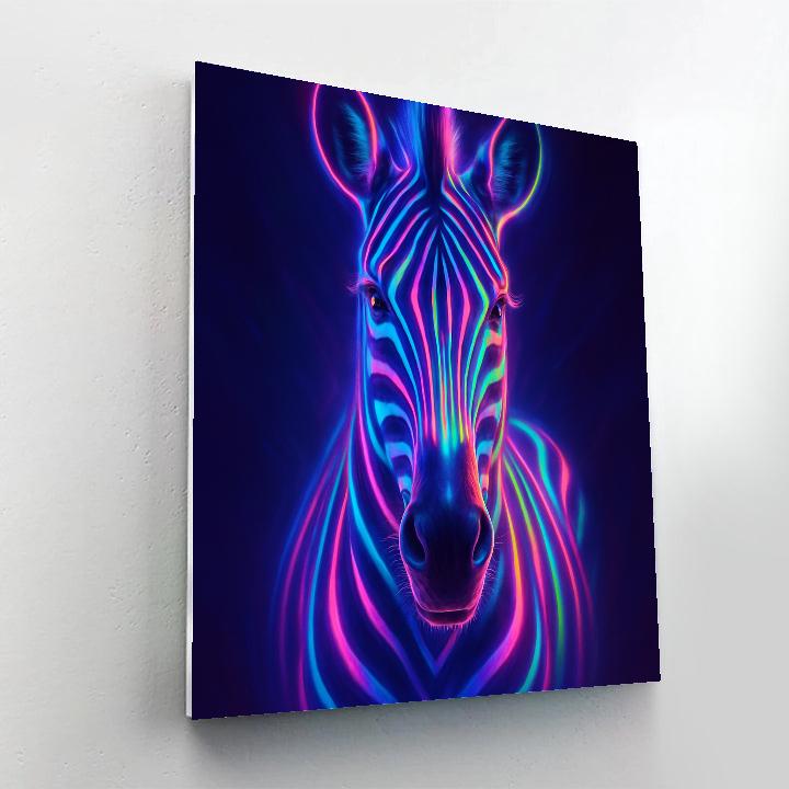 Starlight Zebra Pulse Paint by numbers kits