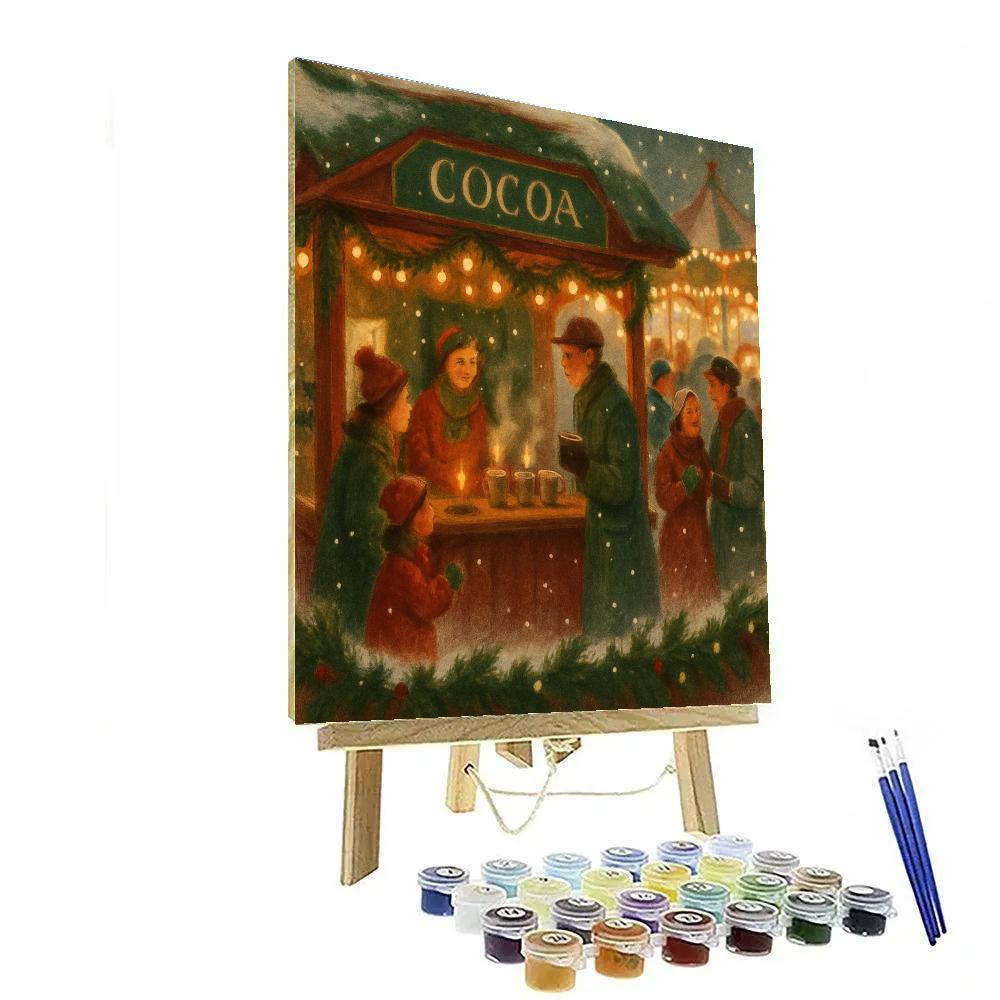Cocoa Market Twinkle Paint by numbers art