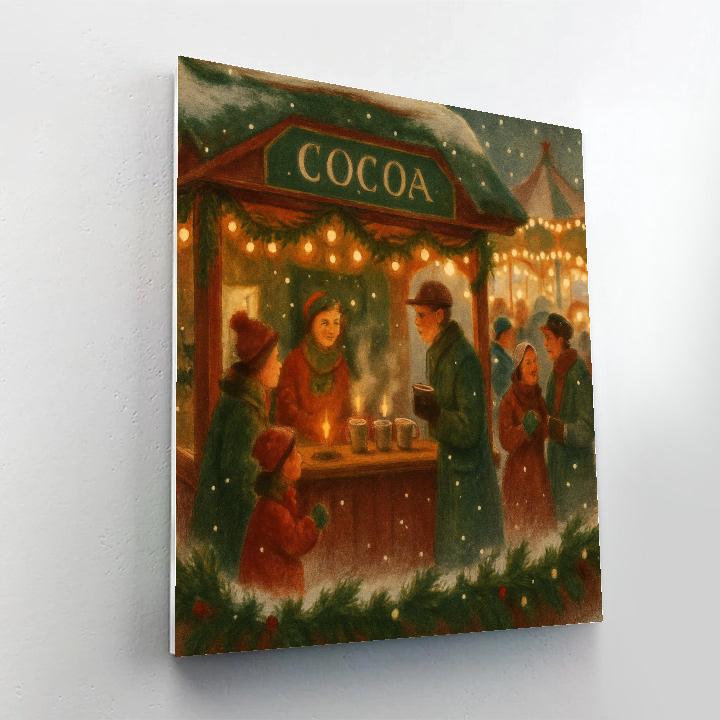 Cocoa Market Twinkle Paint by numbers art