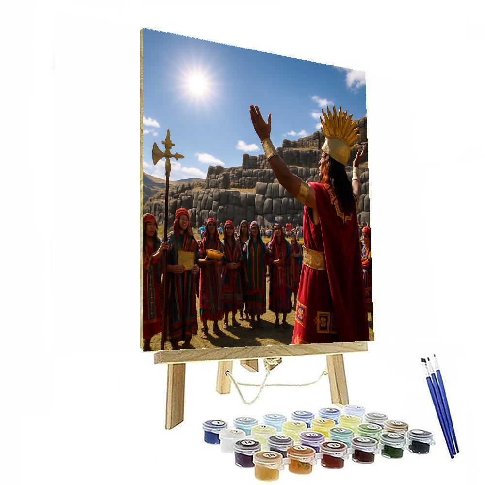 Inti Raymi Inca Sun Festival At Sacsayhuaman Paint by numbers art