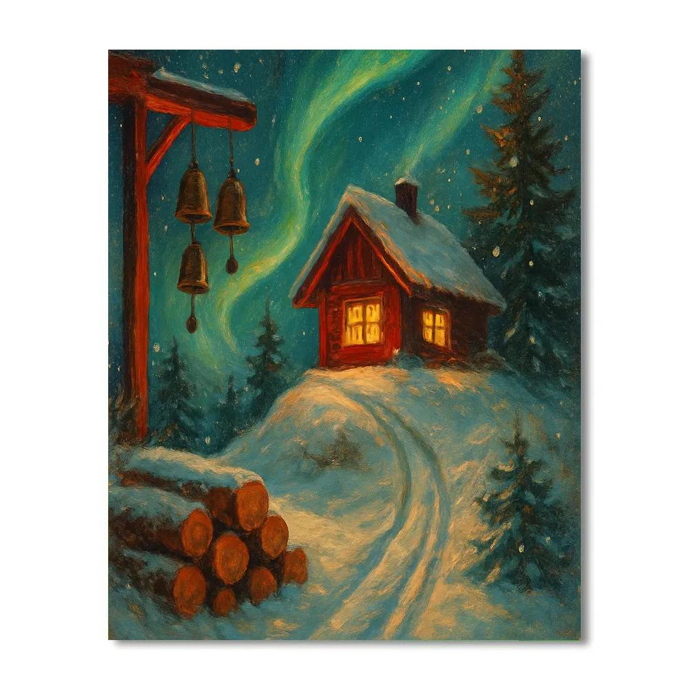 Windbell Cabin Serenade Number painting