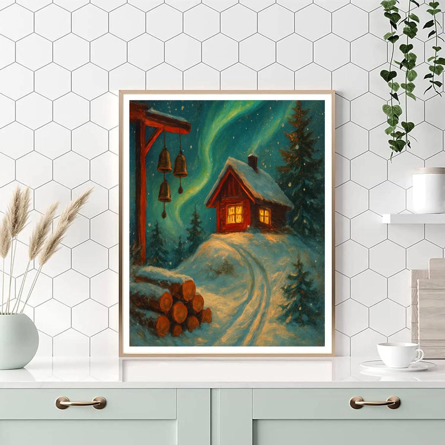Windbell Cabin Serenade Number painting