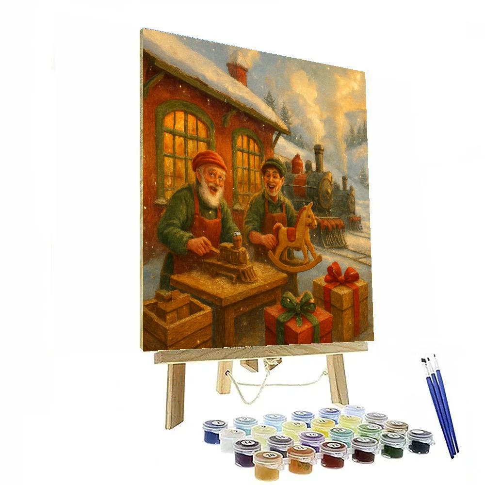 Railside Toy Workshop paint by color