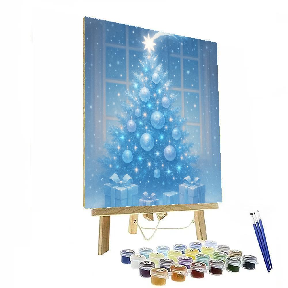 Crystal Comet Tree Paint by numbers art