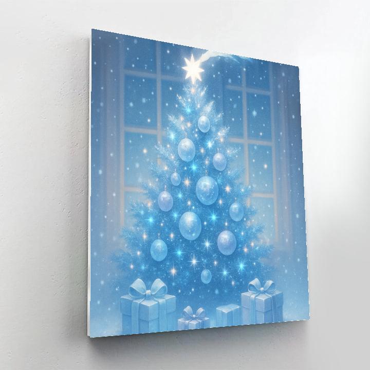 Crystal Comet Tree Paint by numbers art