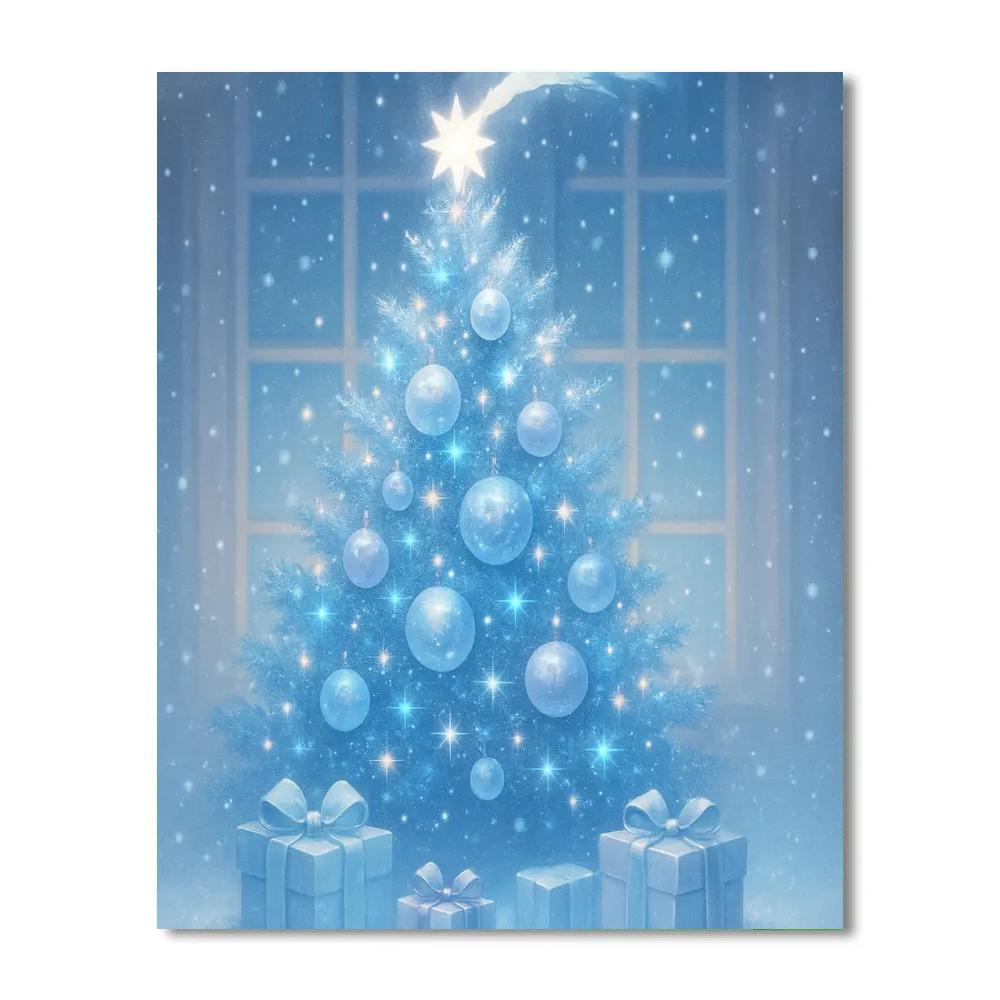 Crystal Comet Tree Paint by numbers art