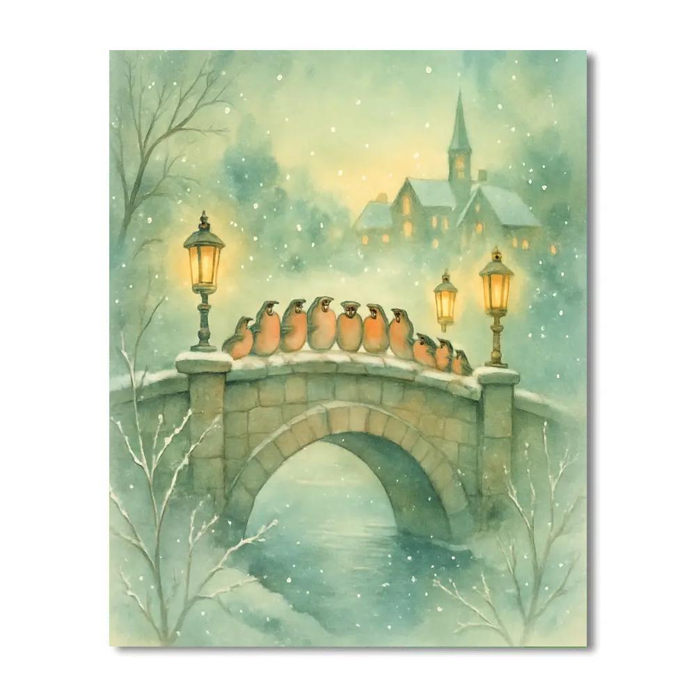 Skylark Choir Bridge paint by number