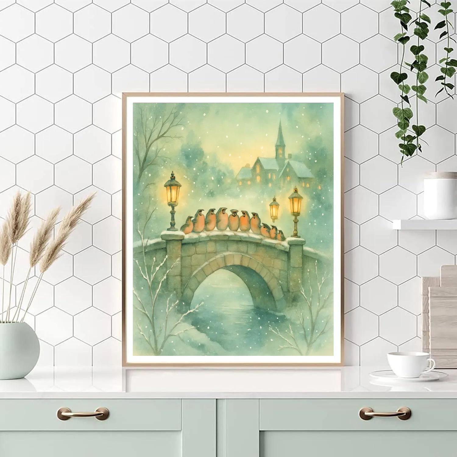 Skylark Choir Bridge paint by number