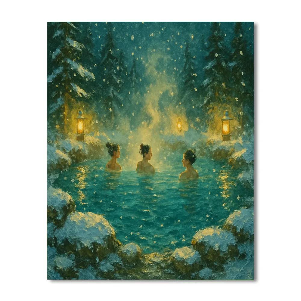 Evergreen Hot Spring Rest paint by color