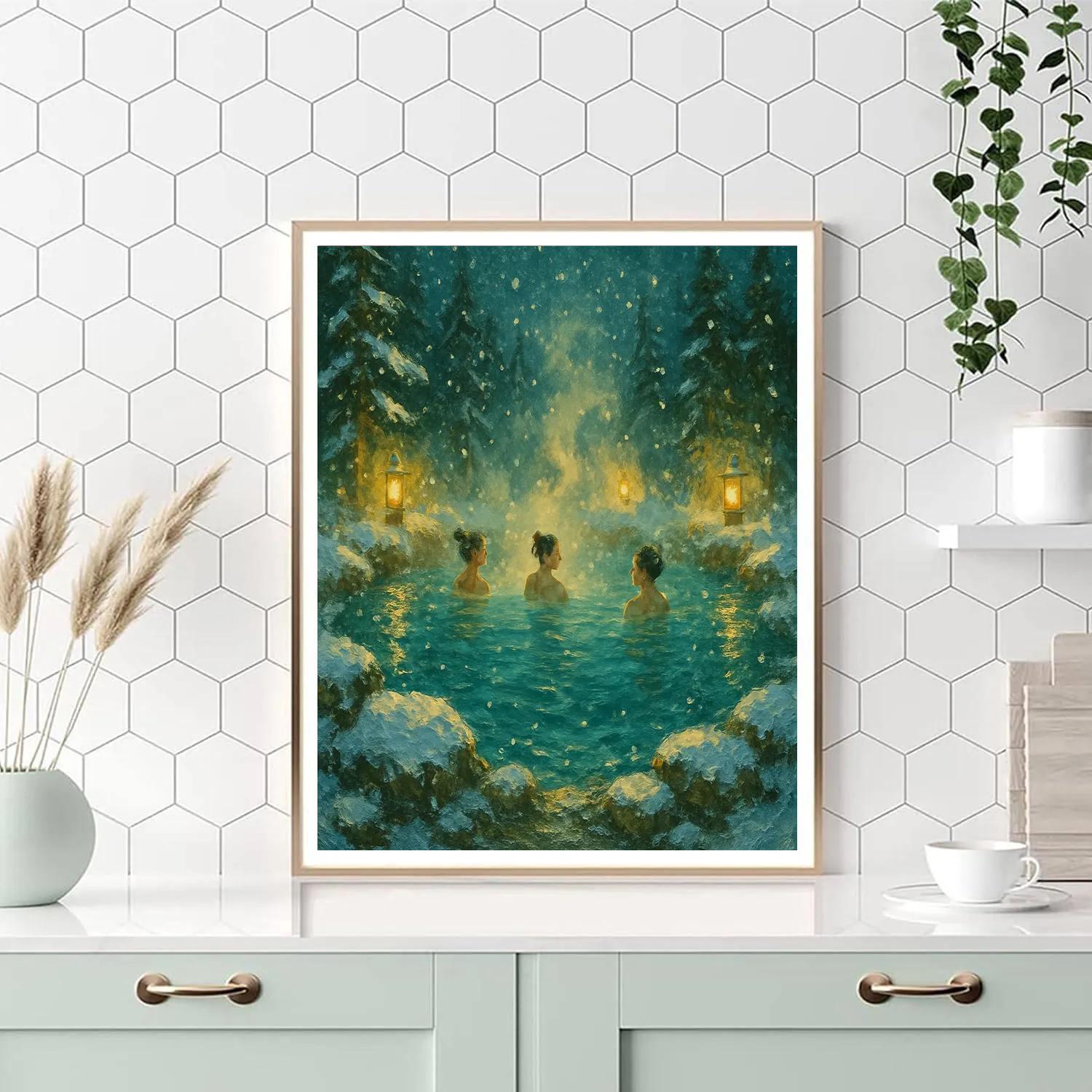 Evergreen Hot Spring Rest paint by color