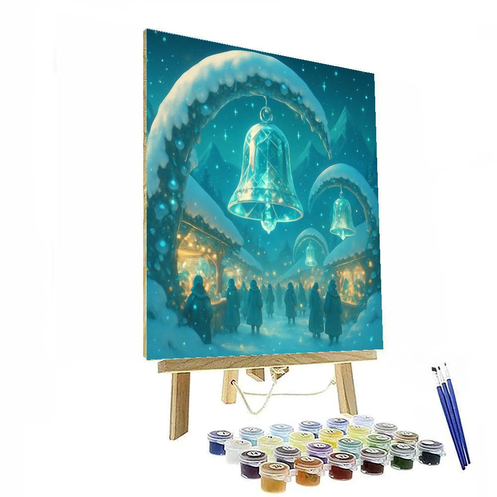Glacier Bells Night Market Number painting