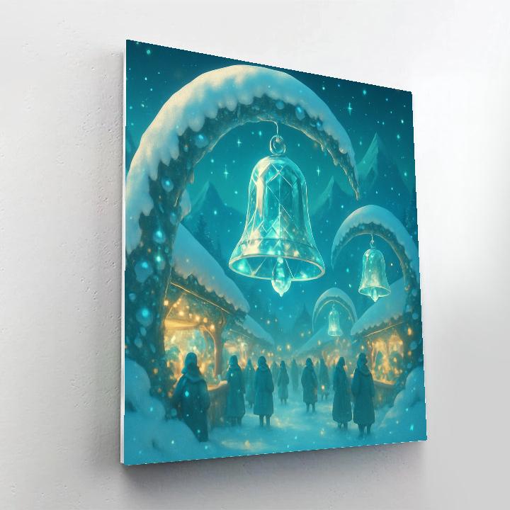 Glacier Bells Night Market Number painting