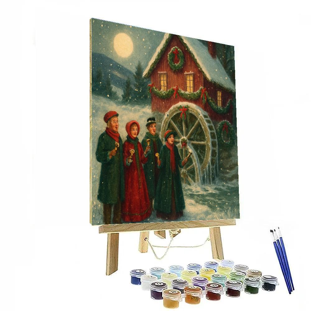 Bell Choir At The Mill Painting by numbers kit