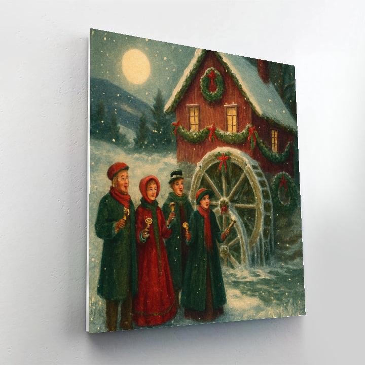 Bell Choir At The Mill Painting by numbers kit