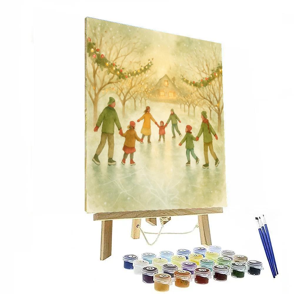 Holly Orchard Skaters paint by color