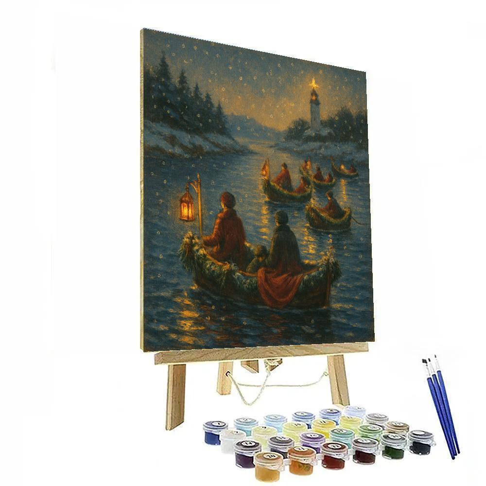 Harbor Pines Skiff Parade Numbered painting kits