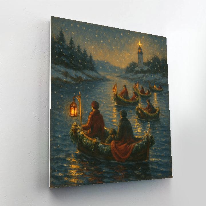 Harbor Pines Skiff Parade Numbered painting kits