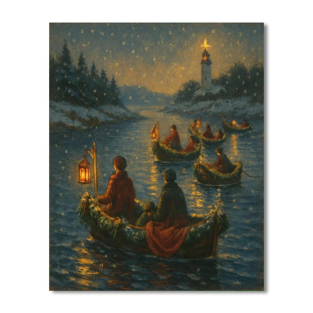 Harbor Pines Skiff Parade Numbered painting kits