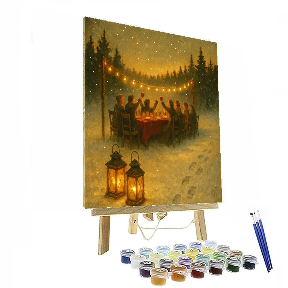 High Meadow Star Dinner paint by number