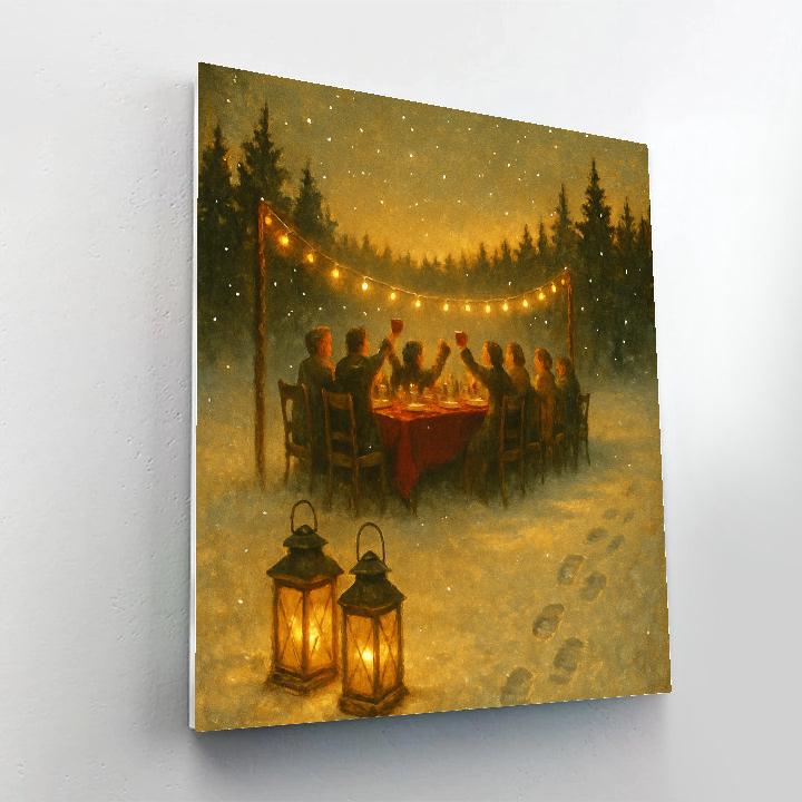 High Meadow Star Dinner paint by number