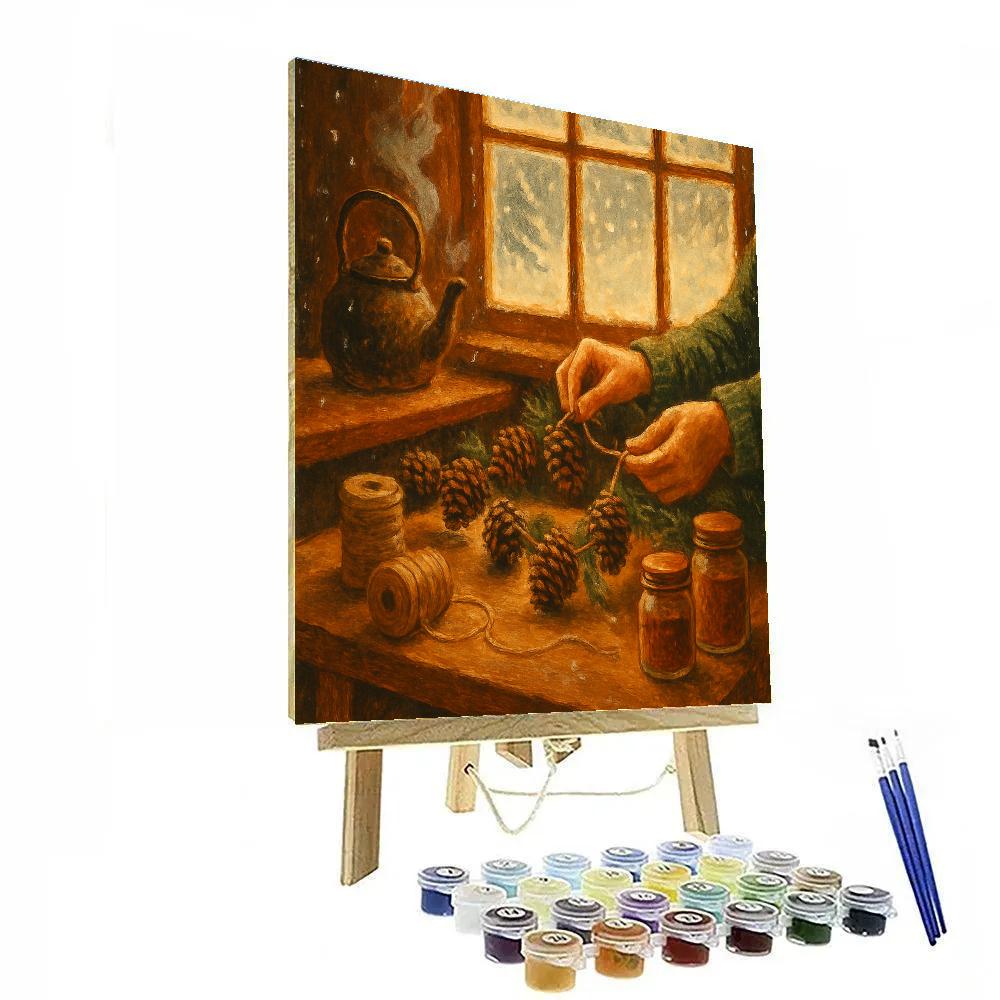 Pinecone Spice Workshop paint by number