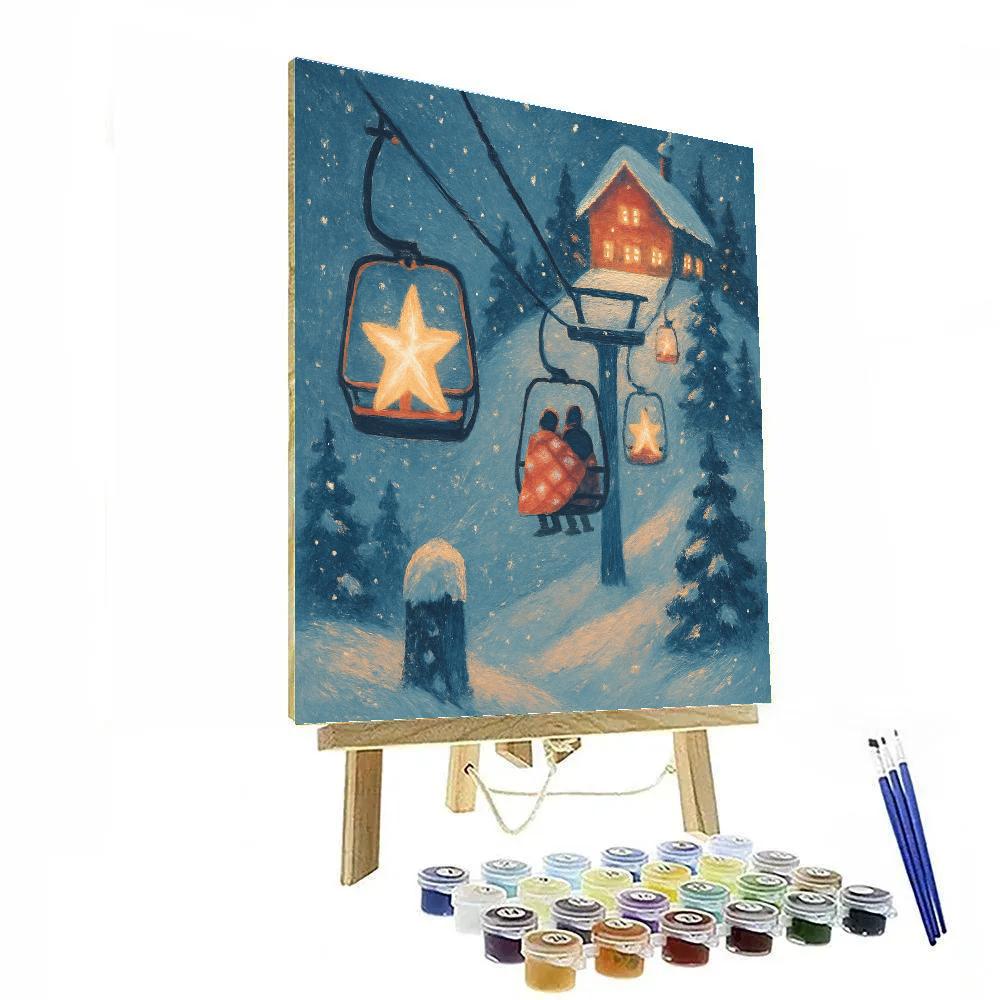 Star Lantern Alpine Lift Numbered painting kits