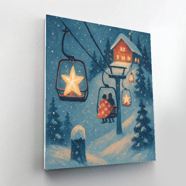 Star Lantern Alpine Lift Numbered painting kits
