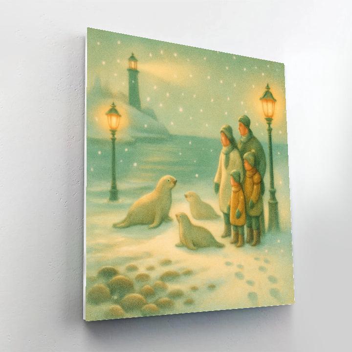 Holly Shore Seal Watch DIY paint by numbers