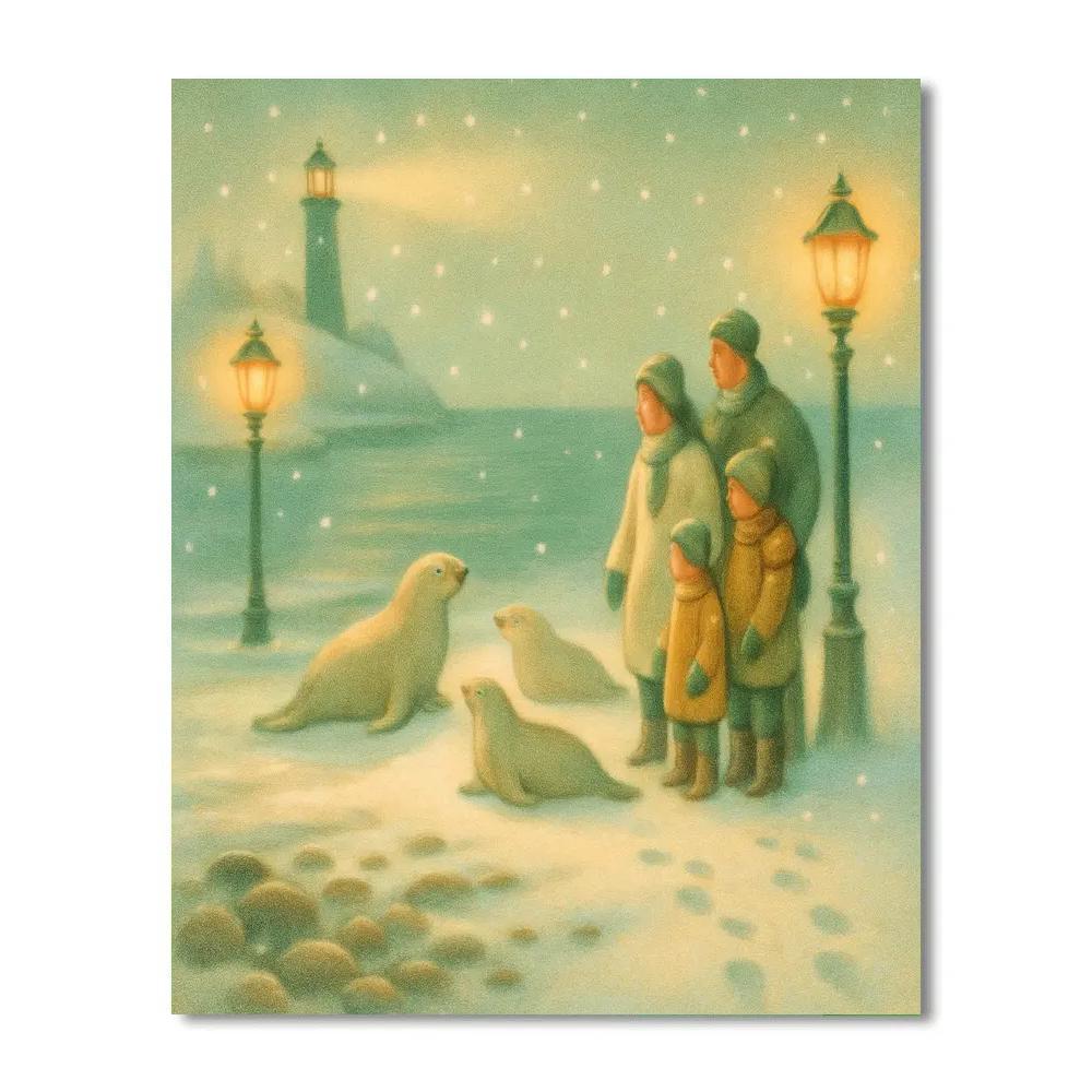 Holly Shore Seal Watch DIY paint by numbers