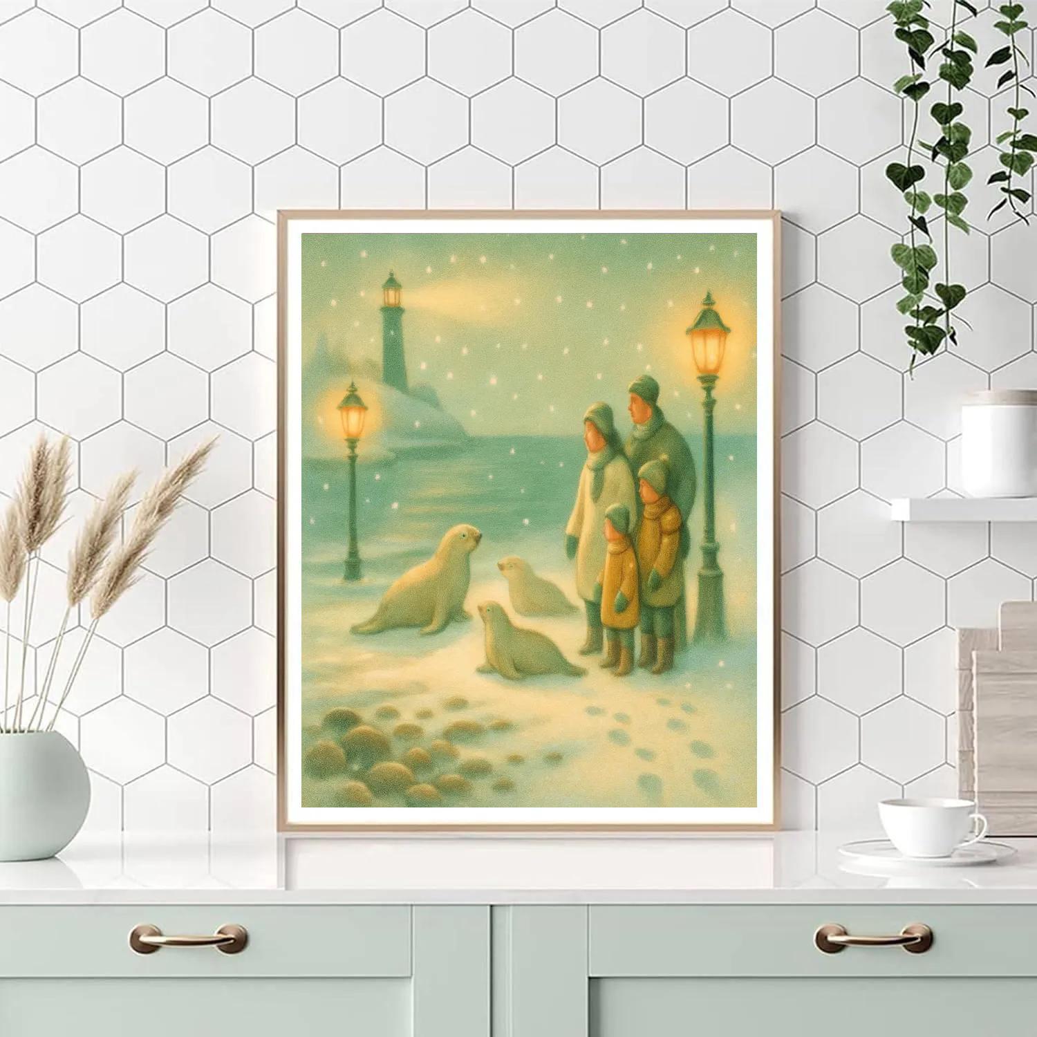 Holly Shore Seal Watch DIY paint by numbers