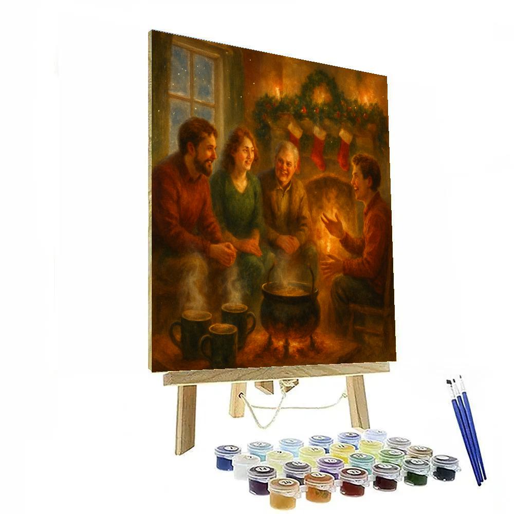 Cider Hearth Story Evening DIY paint by numbers