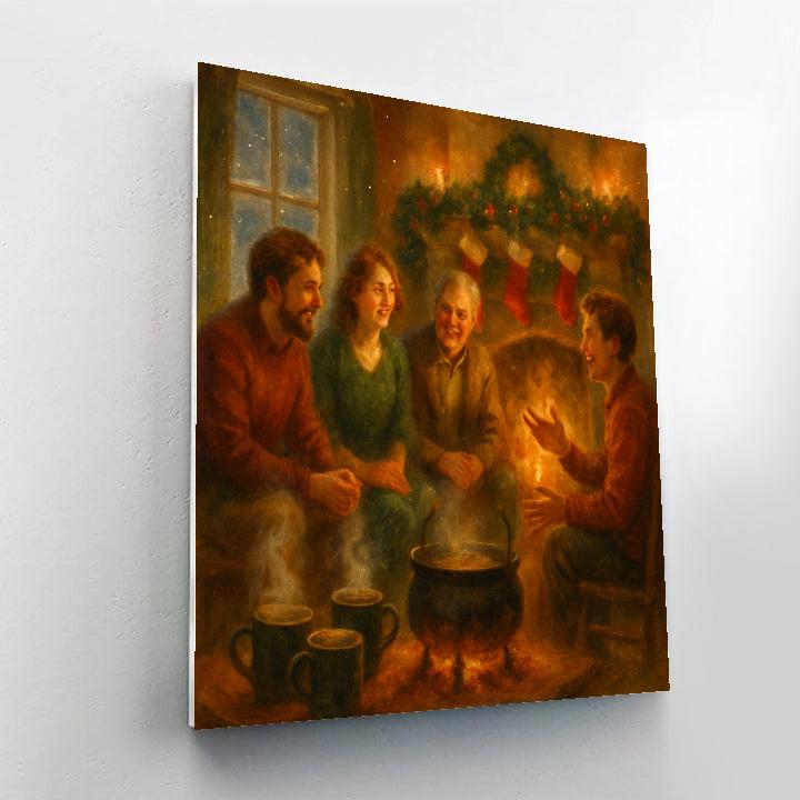 Cider Hearth Story Evening DIY paint by numbers