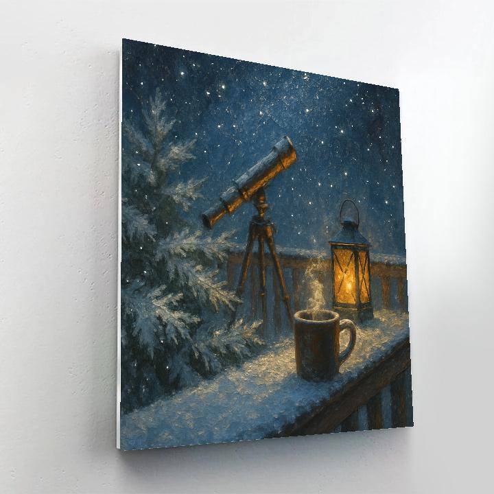 Silver Pine Observatory Deck Numbered painting kits