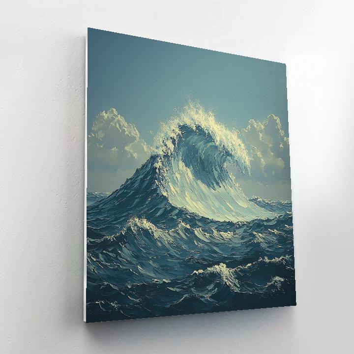 Michelangelo Inspired Celestial Tide paint by color