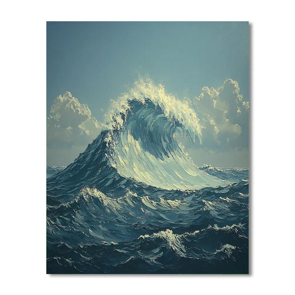 Michelangelo Inspired Celestial Tide paint by color