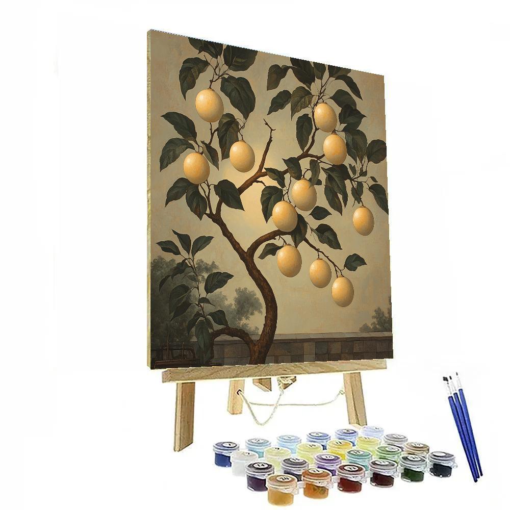 Michelangelo Inspired Nebular Orchard Paint by numbers kits