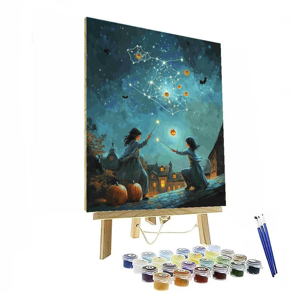 Halloween Constellation Cartographers Paint by numbers kits