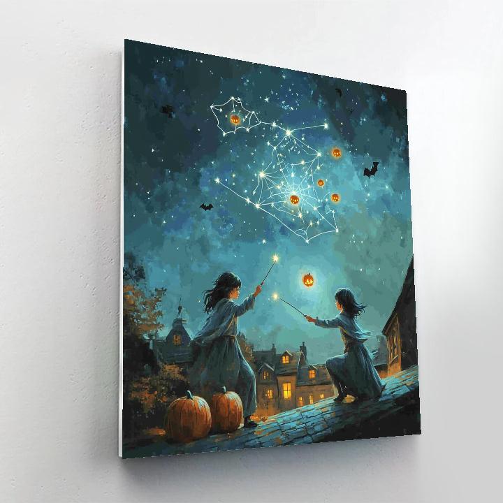 Halloween Constellation Cartographers Paint by numbers kits