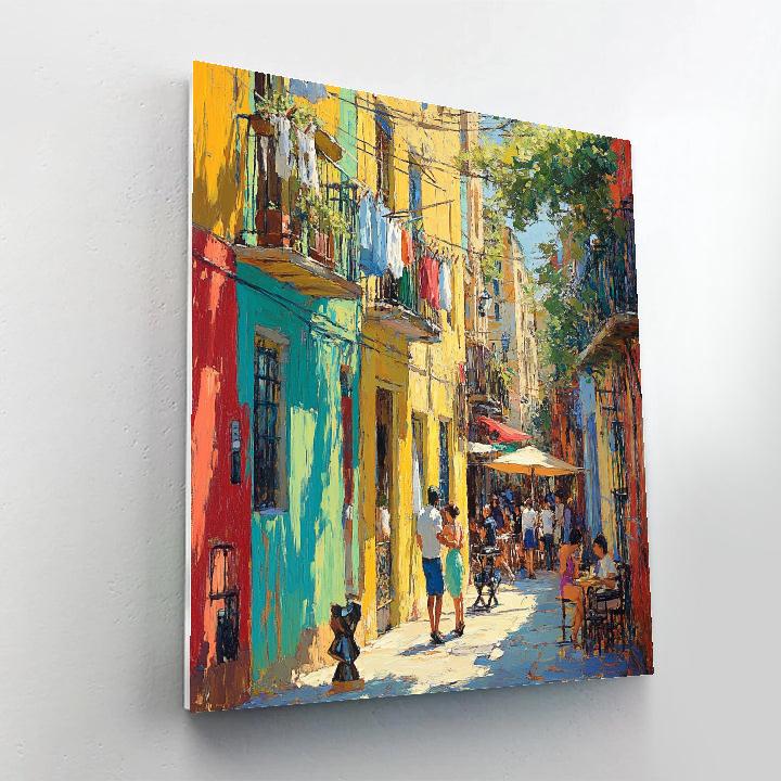 Caminito Colorful Street La Boca Buenos Aires Argentina DIY paint by numbers