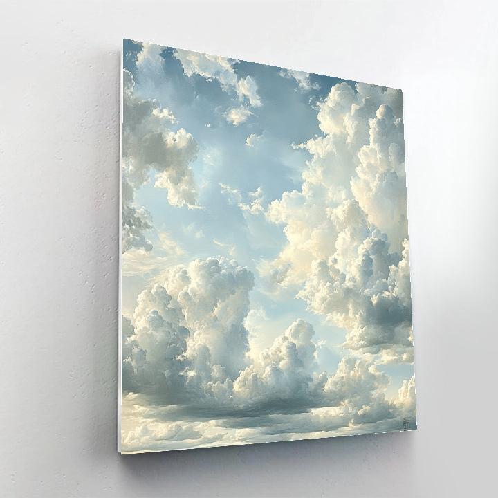 Leonardo Da Vinci Inspired Cloud Atlas Paint by numbers art
