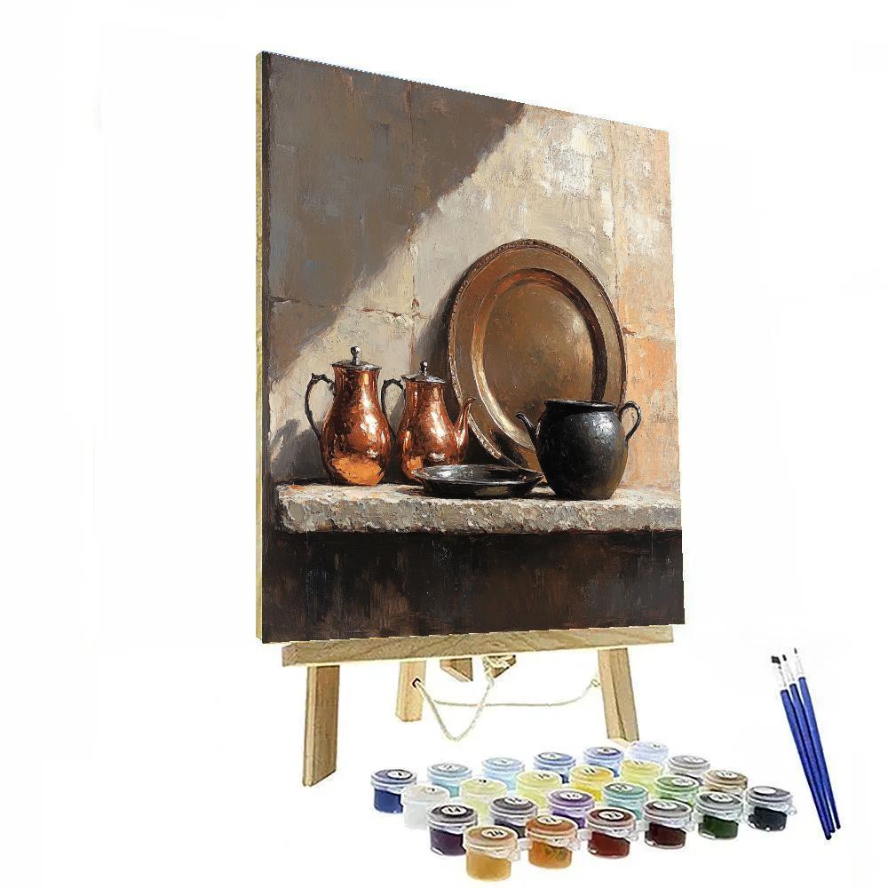 Diego Velazquez Inspired Copper Kettle Light Reverie Painting by numbers kit